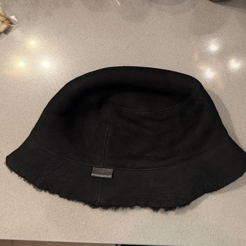 Coach Black Bucket Hat